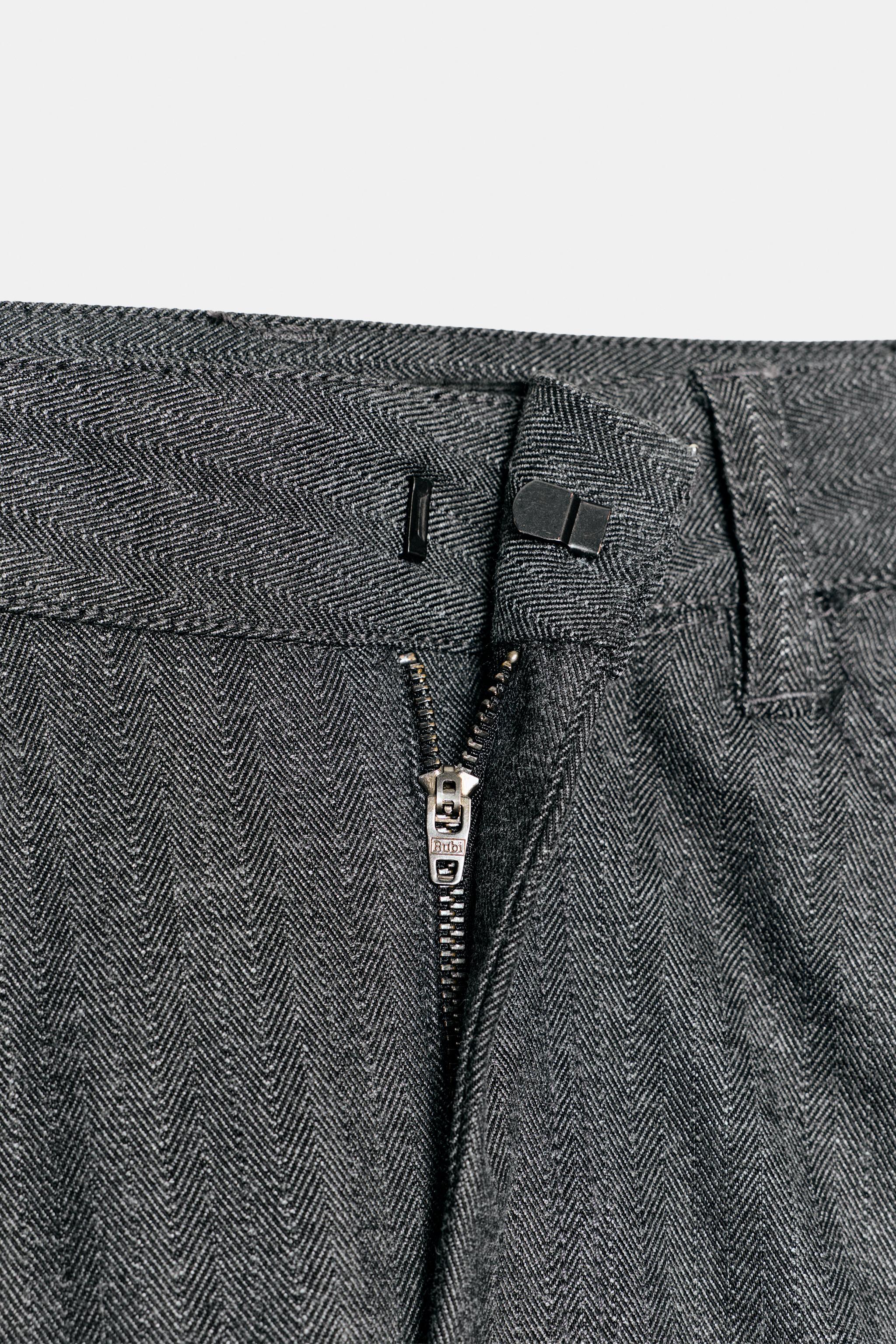 ZW COLLECTION STRIPED BARREL PANTS